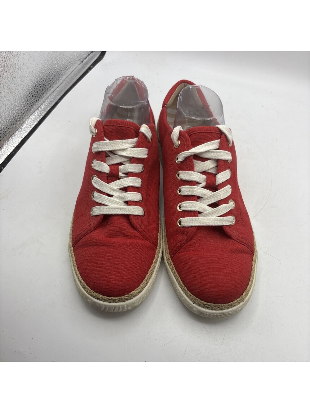 Women's VIONIC Oasis Poppy Canvas Sneaker Size 11 Comfort Shoe, Lace-Up - Picture 2 of 8